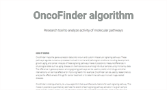 Desktop Screenshot of oncofinder.com